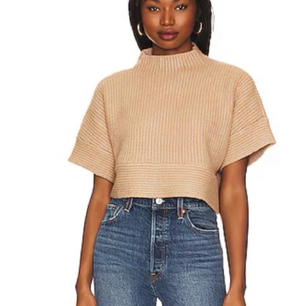 L'Academie Aurela Mock Neck Pullover